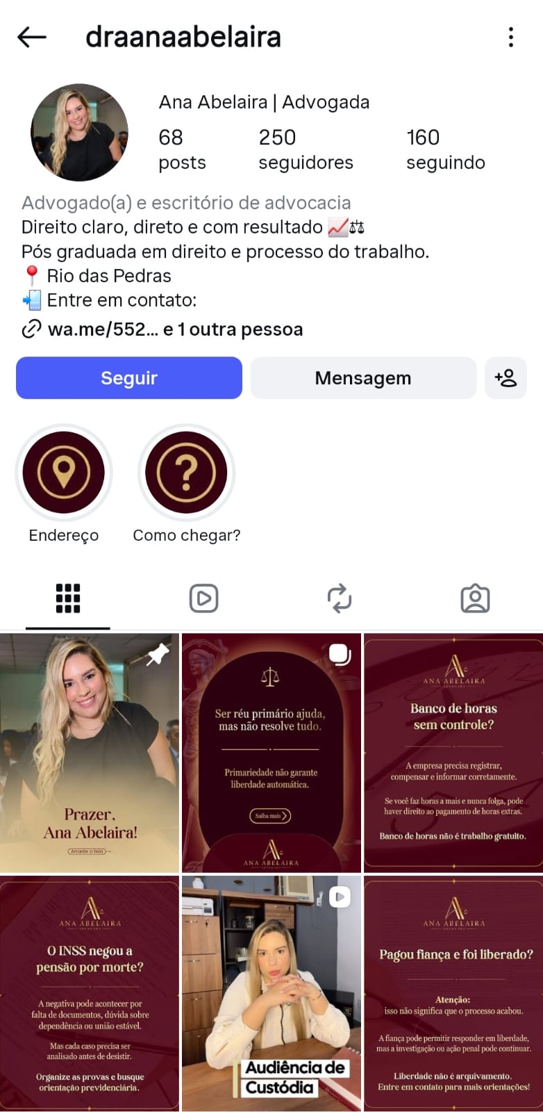 Instagram Dra. Ana Abelaira