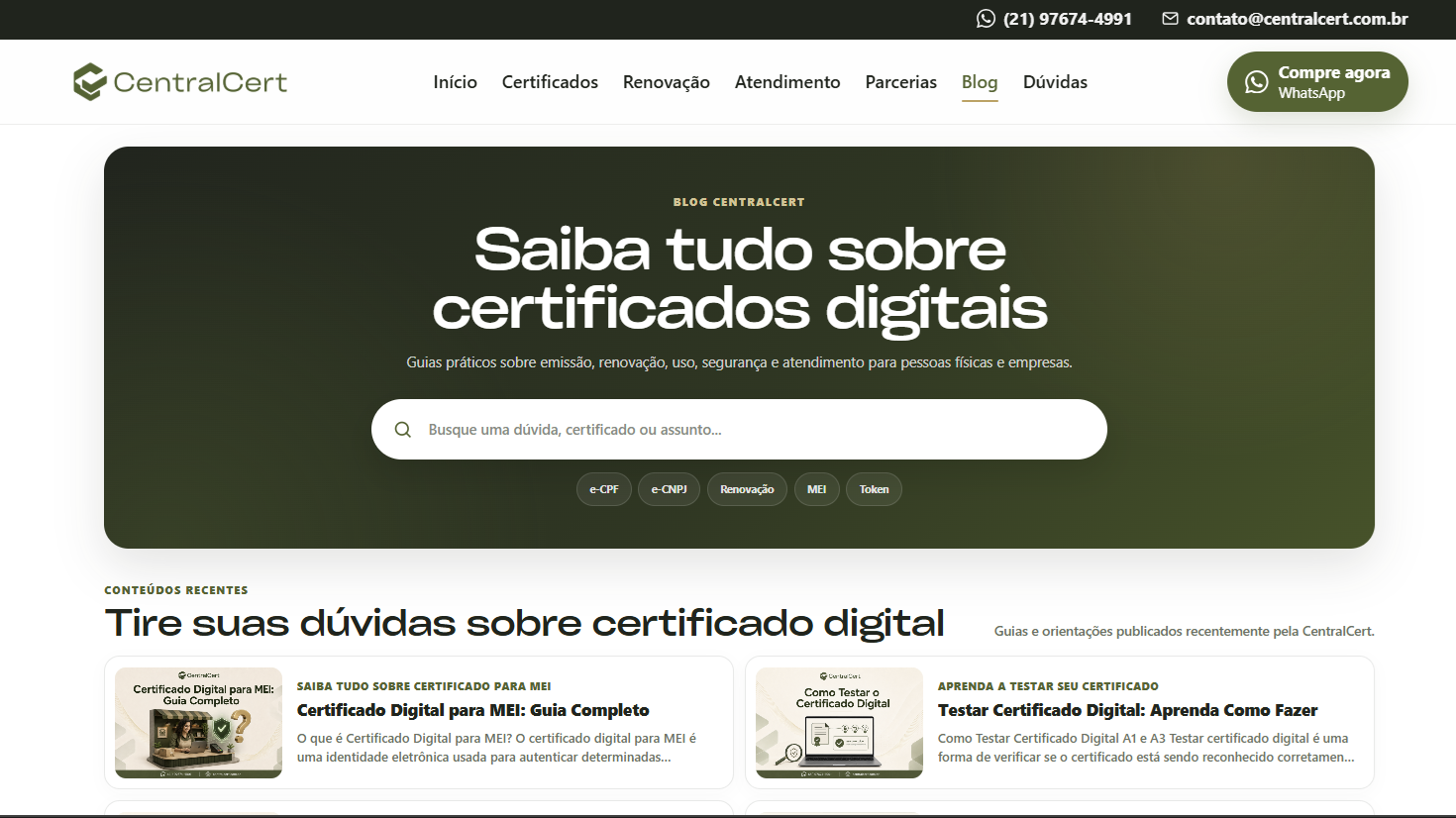 Blog CentralCert